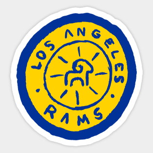 Los Angeles Raaaams 03 Sticker